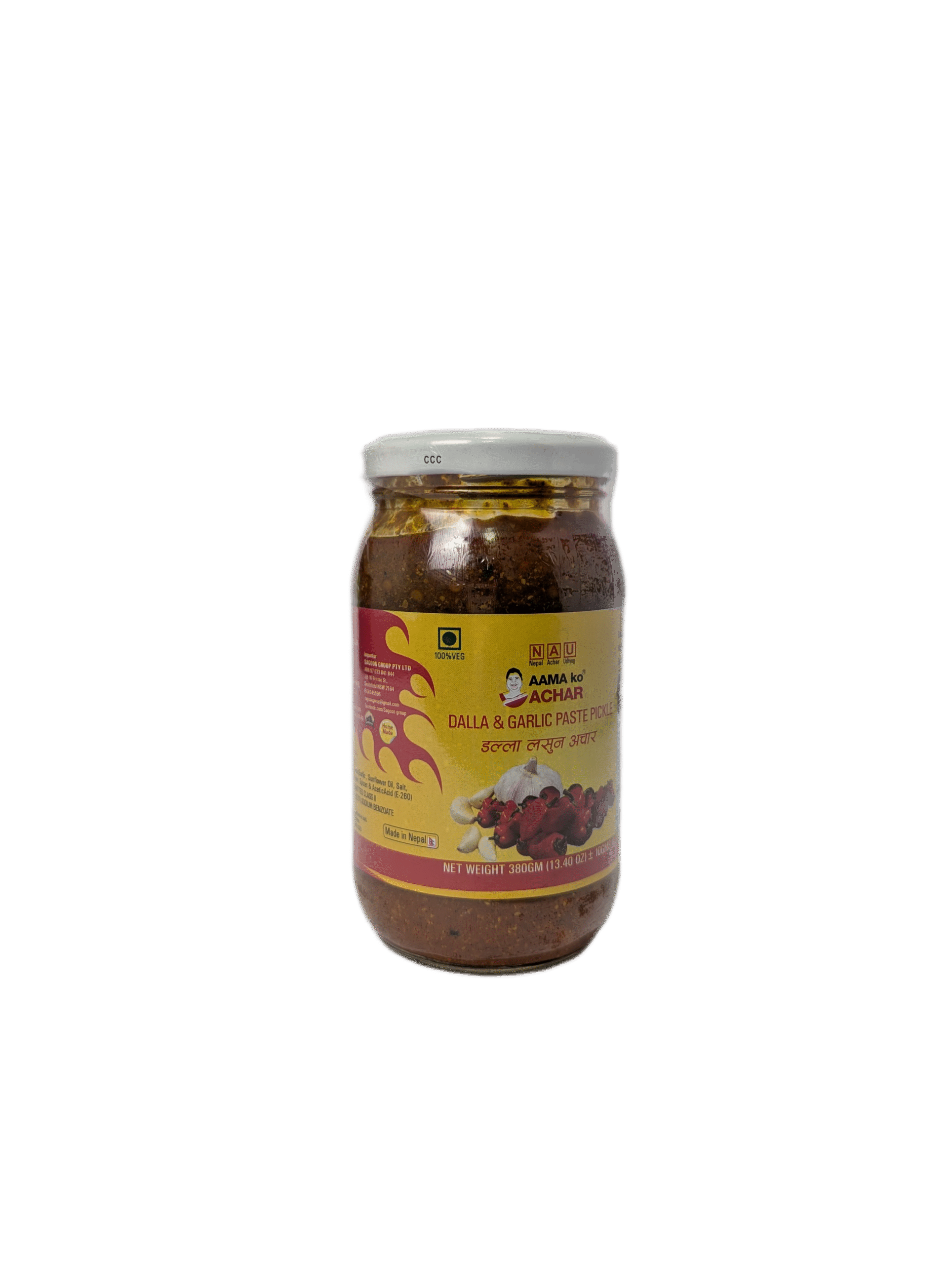 Aama ko Achar Dalla & Garlic Paste Pickle