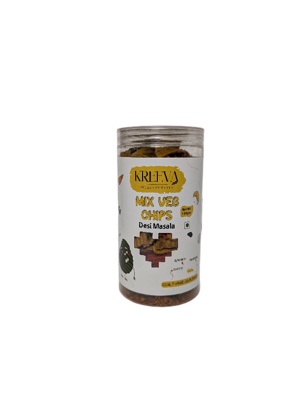Kreeva Mix Veg Chips Desi Masala 130g