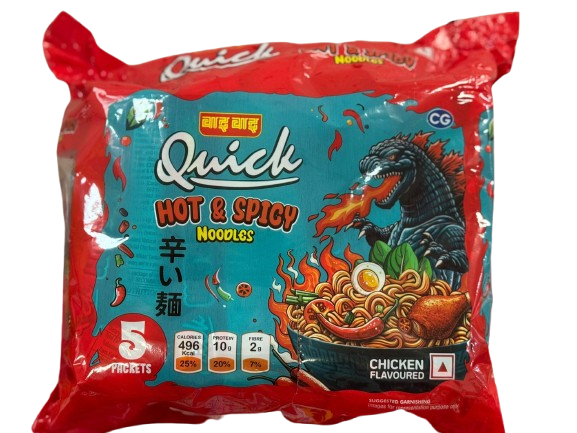 Wai Wai quick Hot & Spicy (5pack)