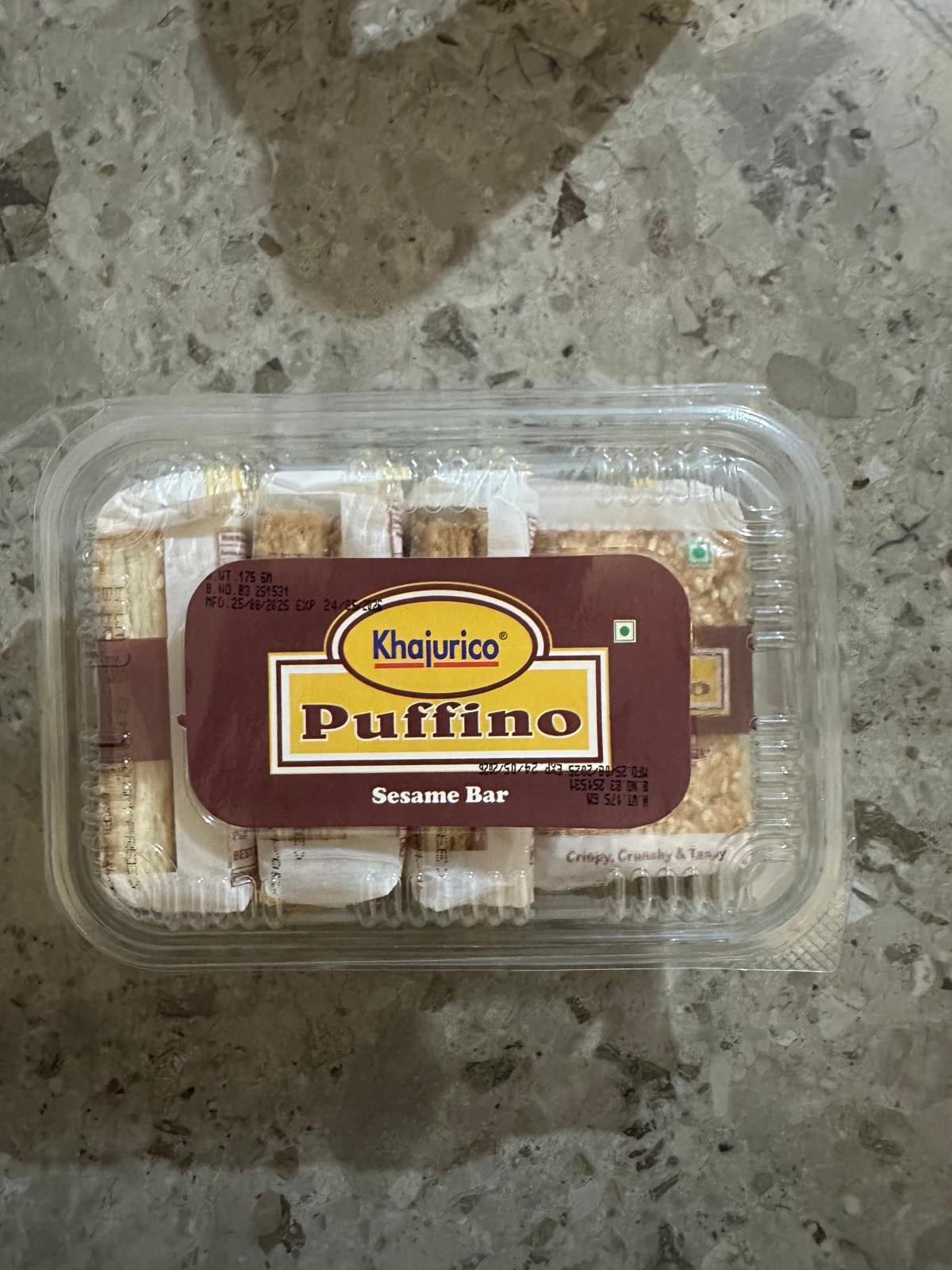 Khajurico Puffino sesame bar