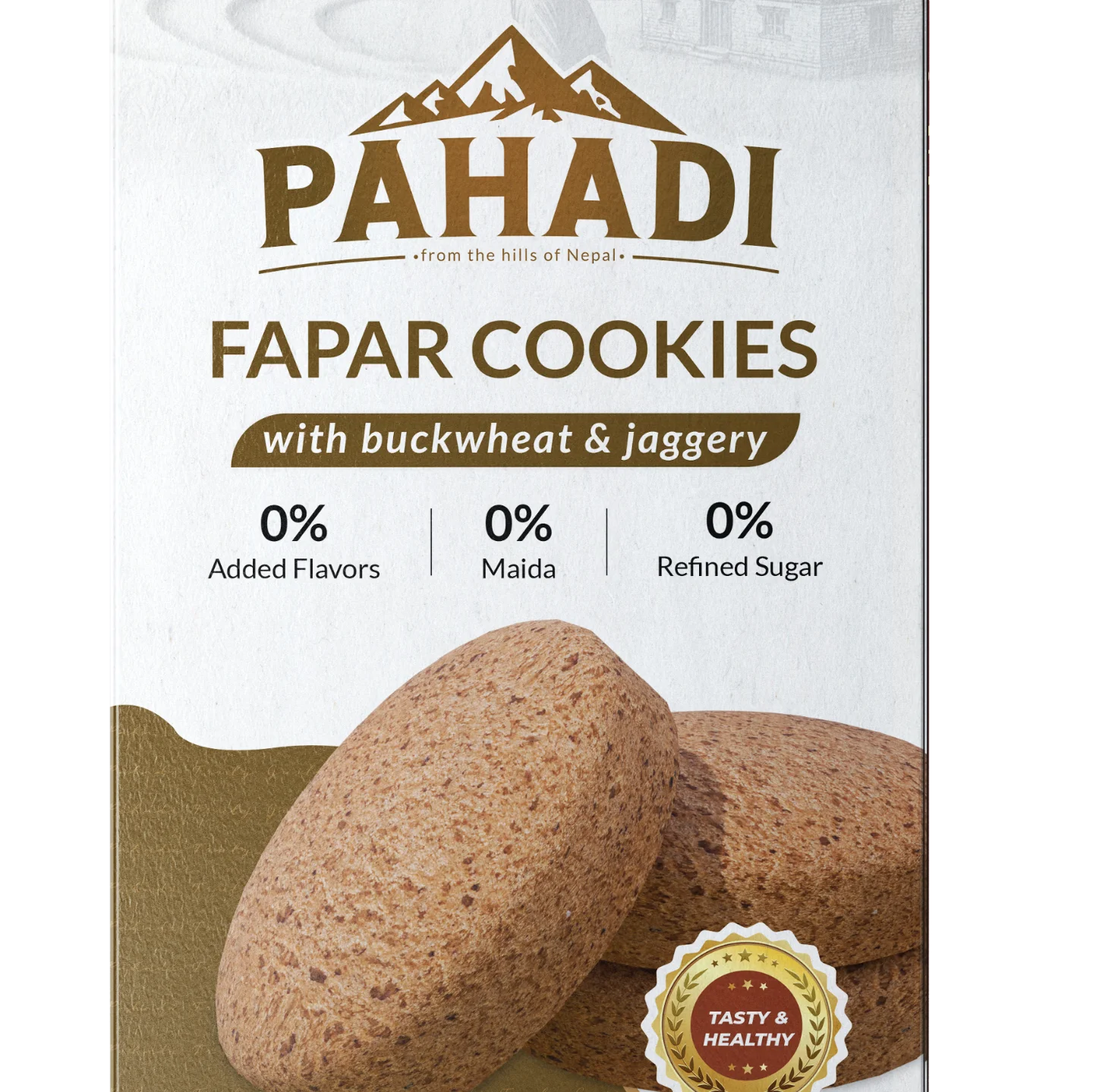 Pahadi Fapar Cookies(Buckwheat)